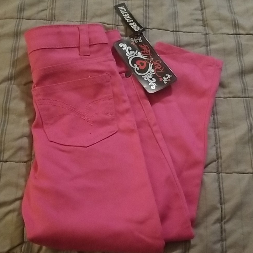 Real love pink girl pants